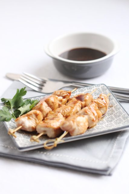 Brochettes de Poulet au Sirop d'Erable