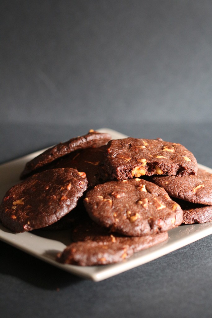 Cookies au Chocolat Noir & Blanc, Noix de Pécan
